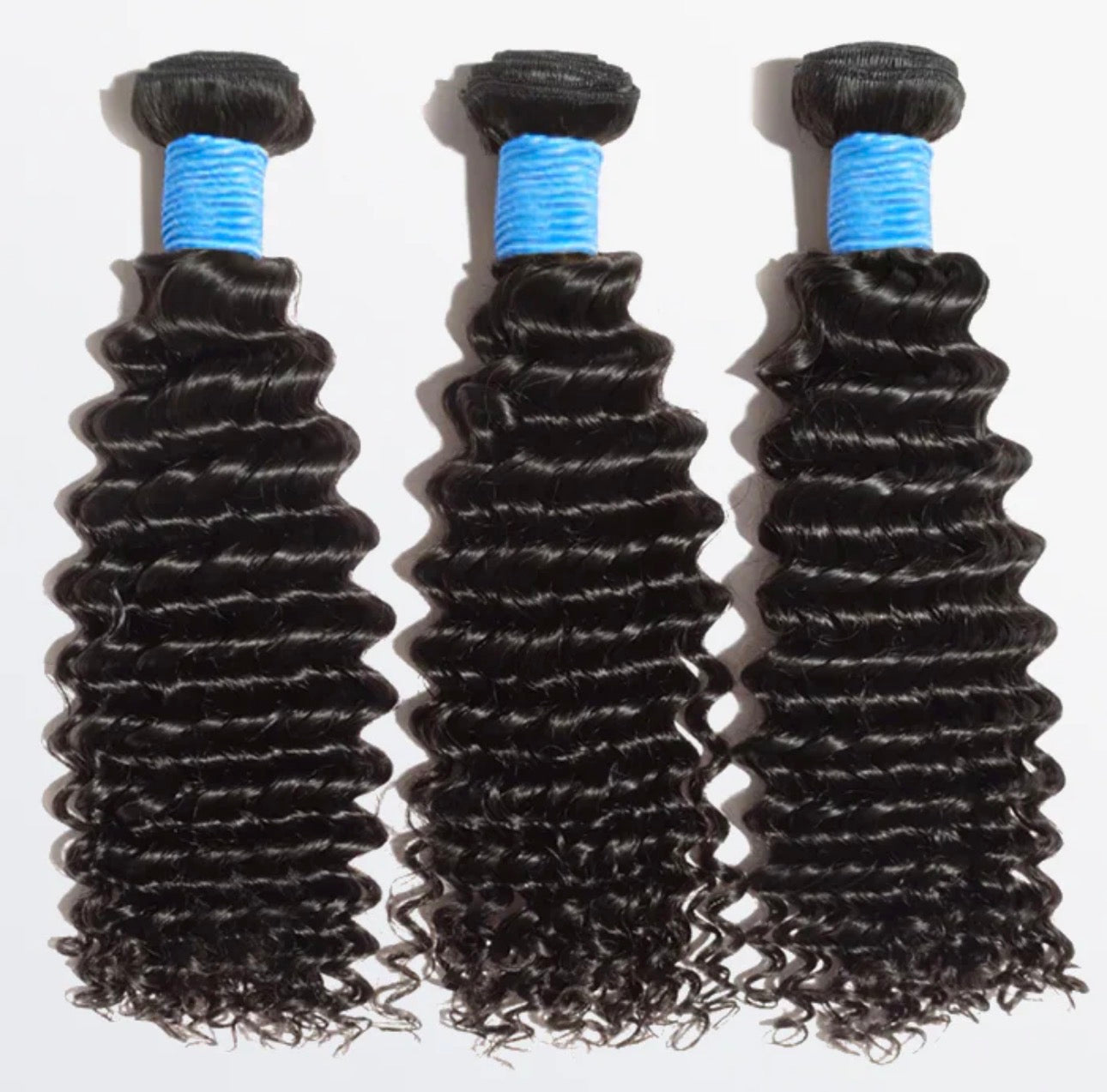 Deep Curly Brazilian 100% Virgin Hair Bundles 10-30''