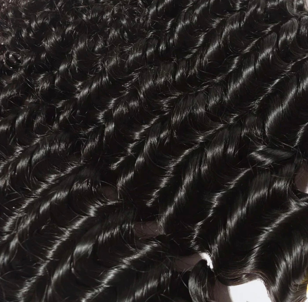 Deep Curly Brazilian 100% Virgin Hair Bundles 10-30''