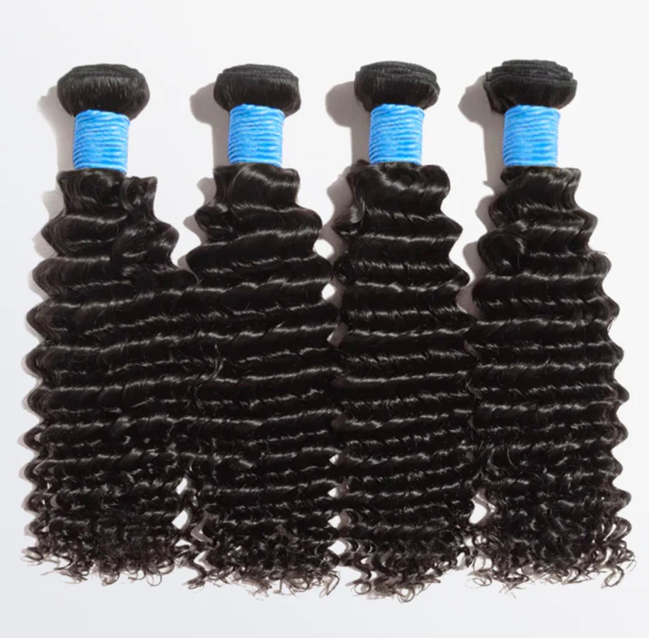 Deep Curly Brazilian 100% Virgin Hair Bundles 10-30''