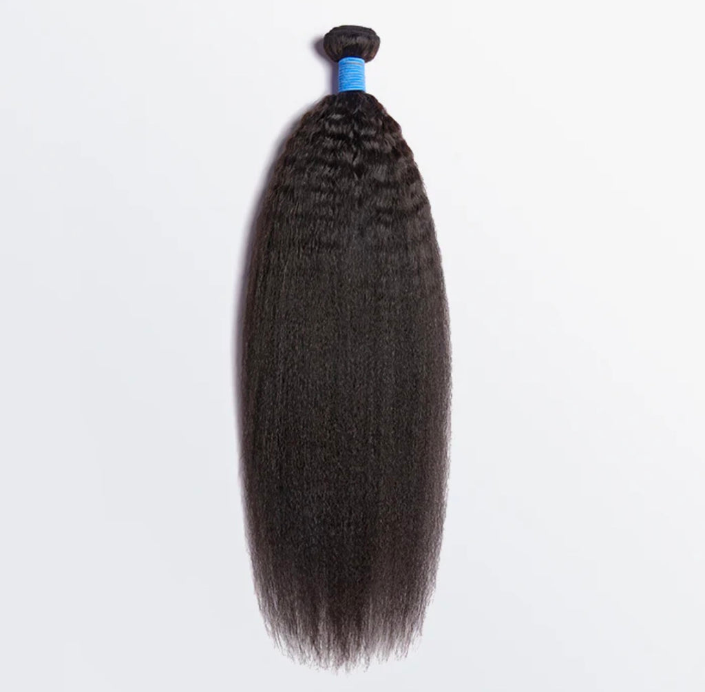 Kinky Straight Brazilian 100% Virgin Hair Bundles 10-26''