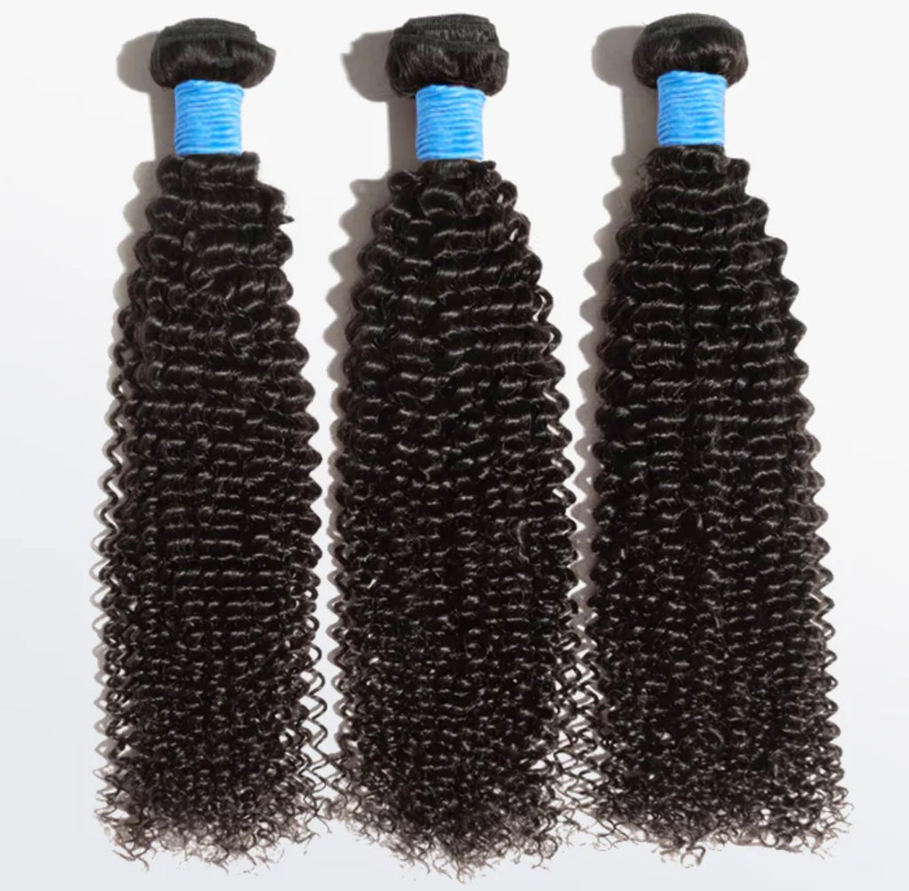 Kinky Curly Brazilian 100% Virgin Hair Bundles 10-30''