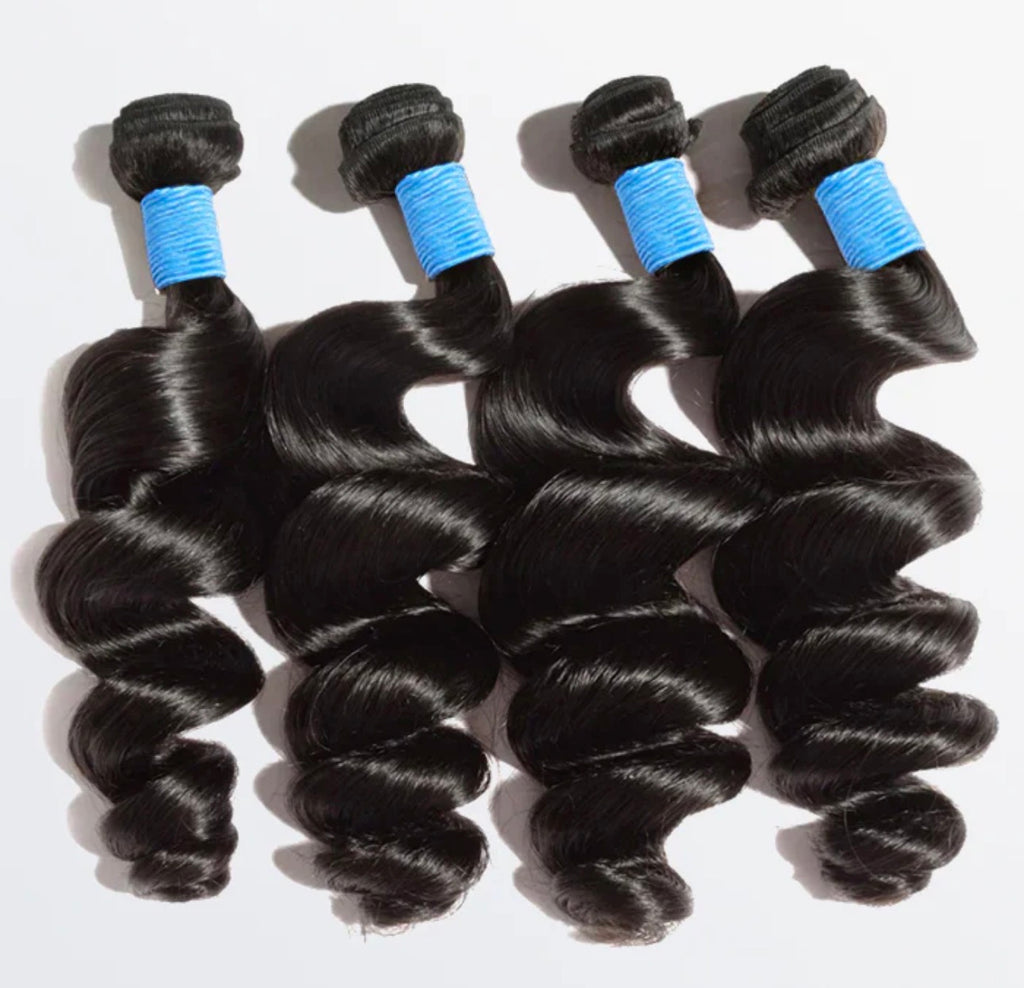 Loose Wave Brazilian 100% Virgin Hair Bundles 10-30''