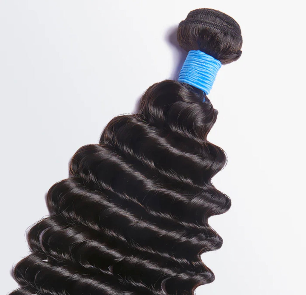 Deep Wave Brazilian 100% Virgin Hair Bundles 10-30''