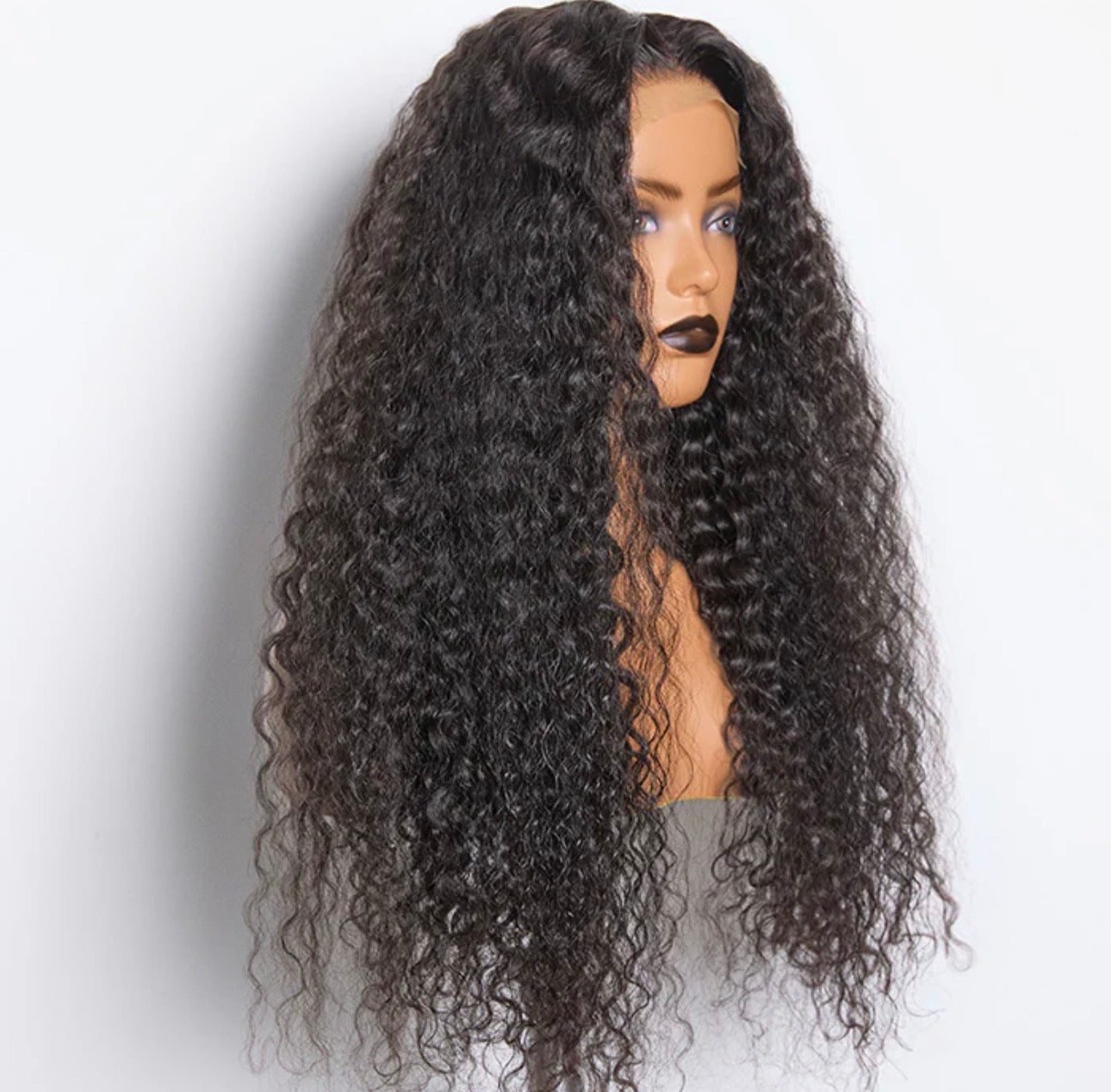 180% Density Brazilian Virgin Hair 5x5 Lace Closure Wig Water Wavy
