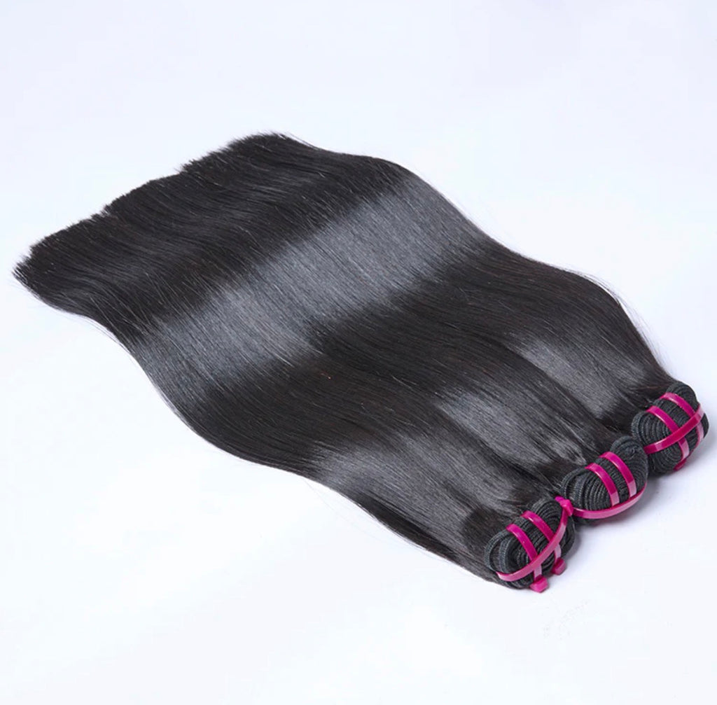 Raw Cambodian Bone Straight Hair Bundles 16-24''