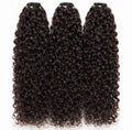 Miracle Knots Human Feather Crochet Hair Burmese Curly with No Spiral Ends - Pre-Separated Knotless Crochet Braids for Seamless Blending