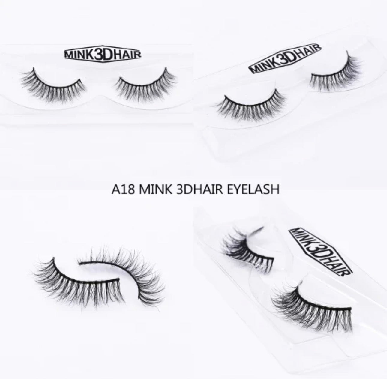 3D Mink Eye Lashes A18