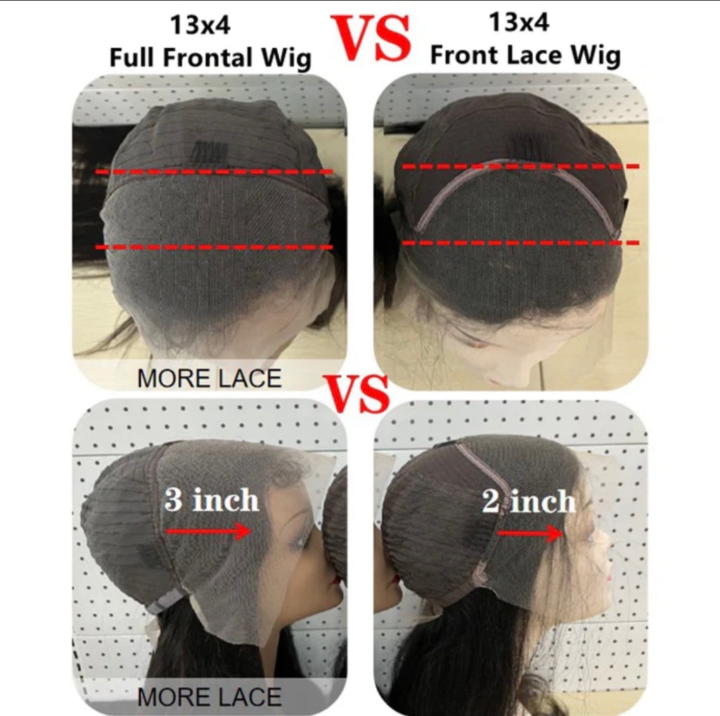 200% Density 13x4 Full Frontal Lace Wig Straight
