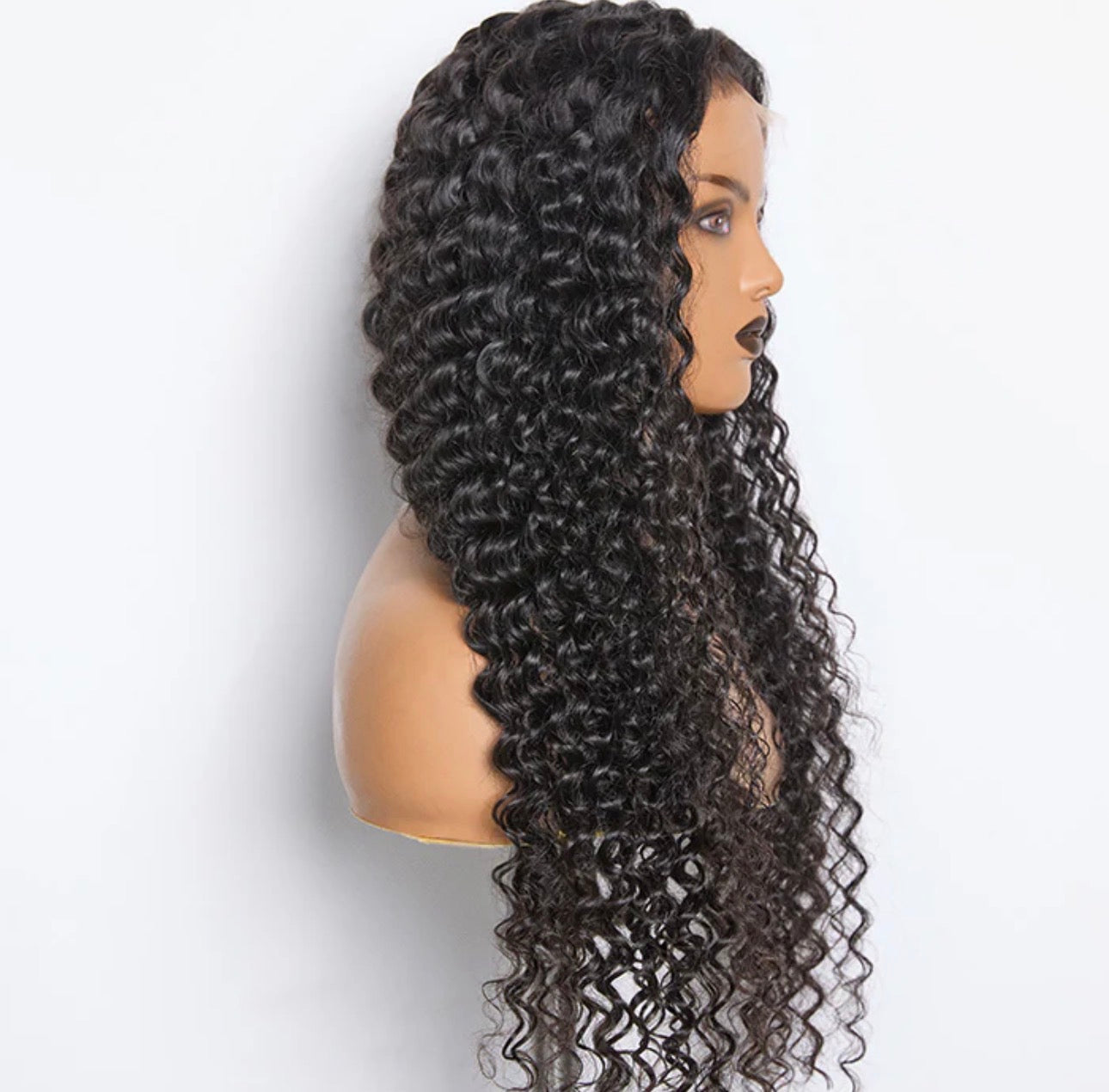 200% Density 13x4 Full Frontal Lace Wig Deep Wave