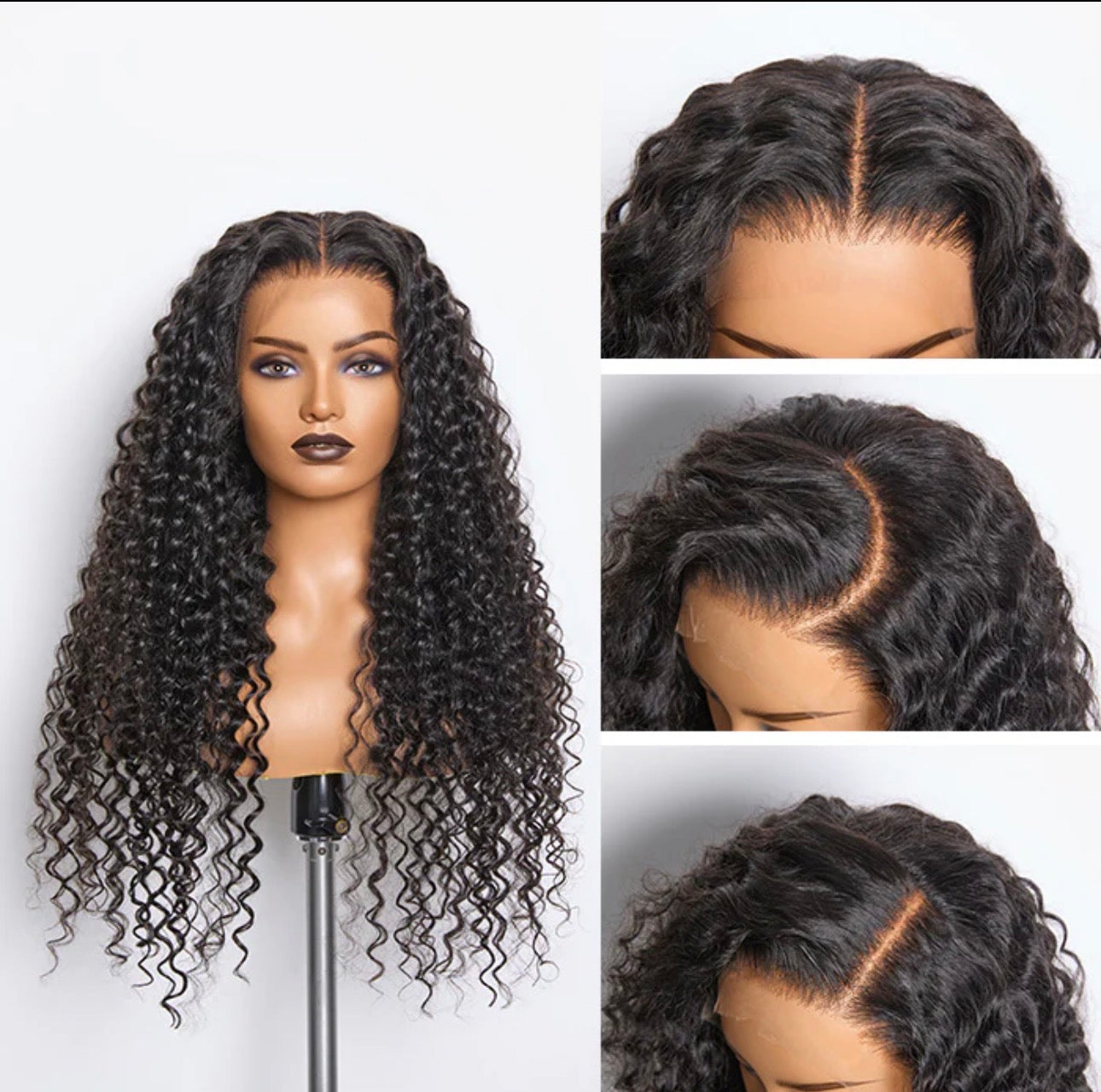 180% Density HD 13x4 Full Frontal Lace Wig Deep Wave