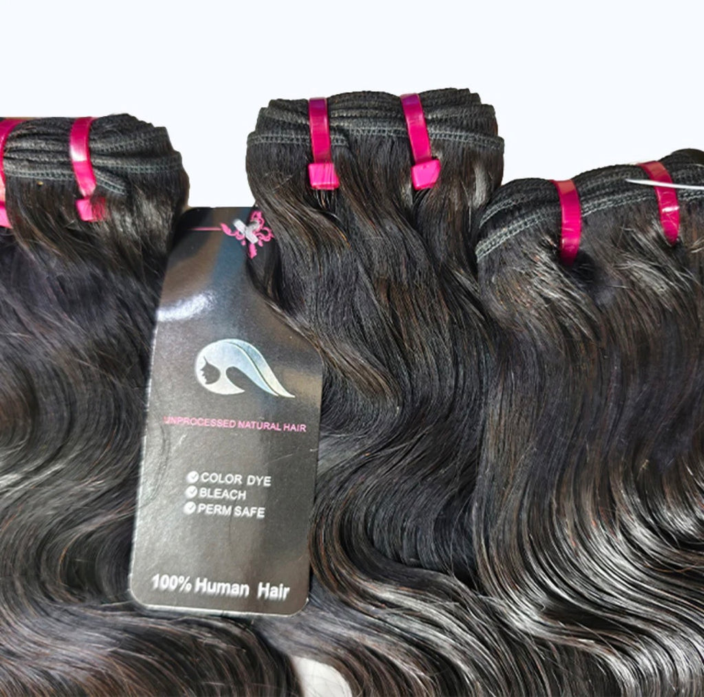 Raw Cambodian Double Drawn Hair Bundles 18-26'' Body Wave