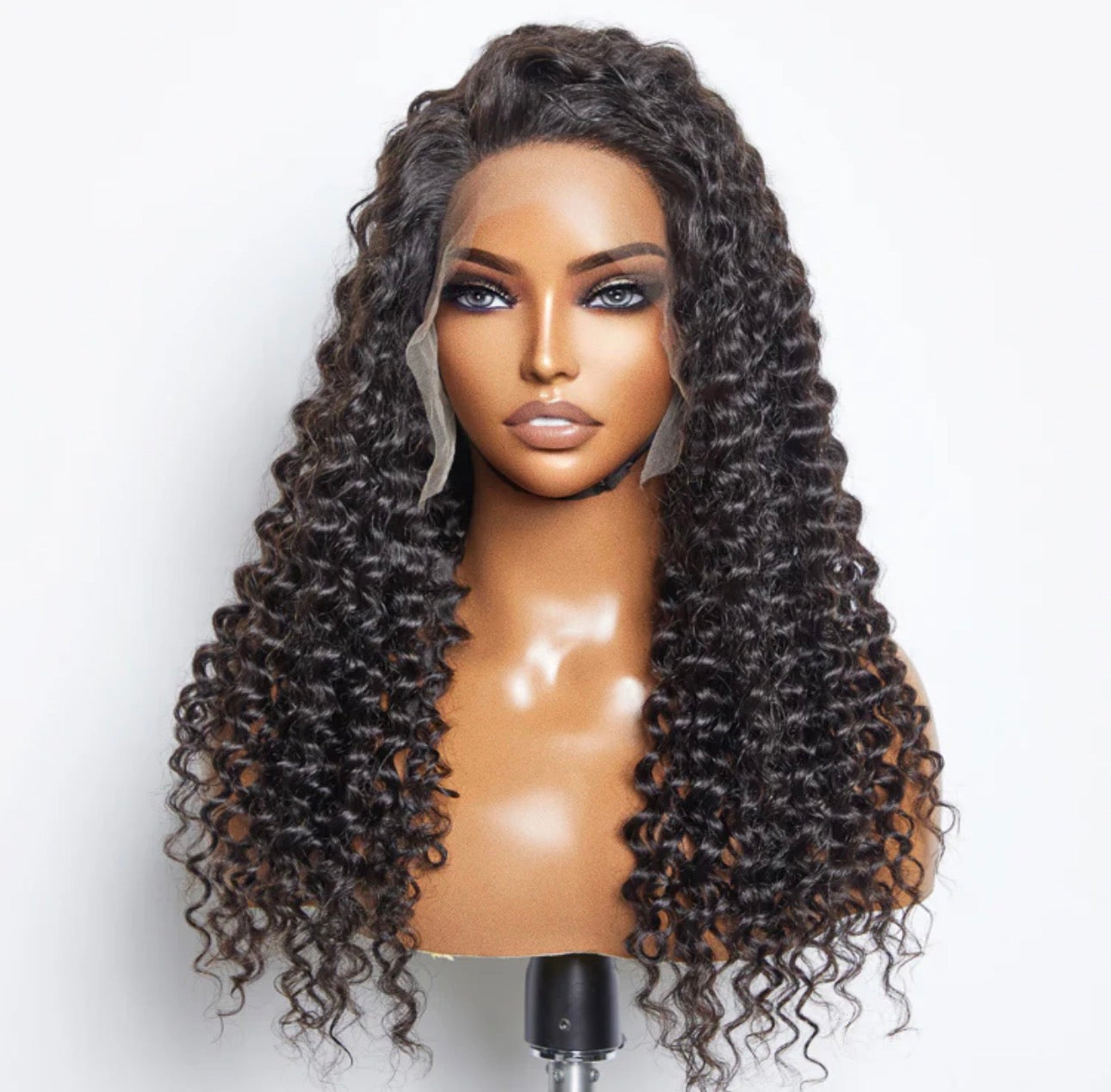 180% Density 13x6 PartingMax Glueless Lace Wig 3D Cap Pre-bleached Lace Front Wig Deep Curly