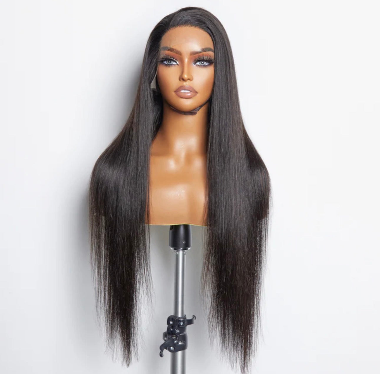 180% Density 13x6 PartingMax Glueless Lace Wig 3D Cap Pre-bleached Lace Front Wig Straight