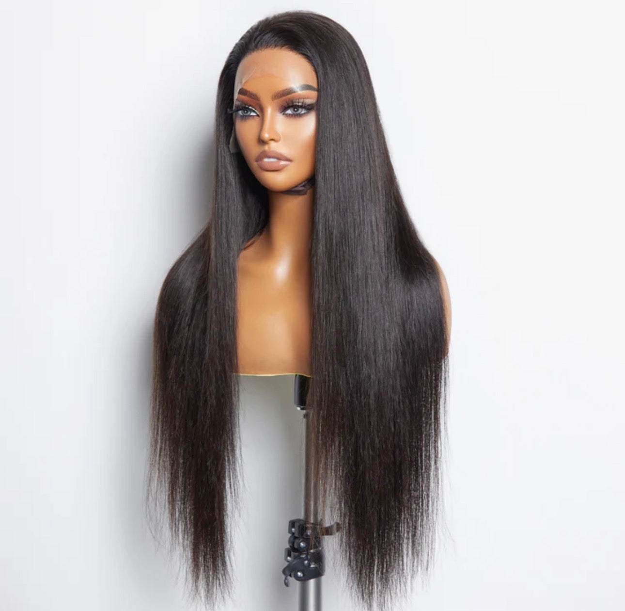 180% Density 13x6 PartingMax Glueless Lace Wig 3D Cap Pre-bleached Lace Front Wig Straight