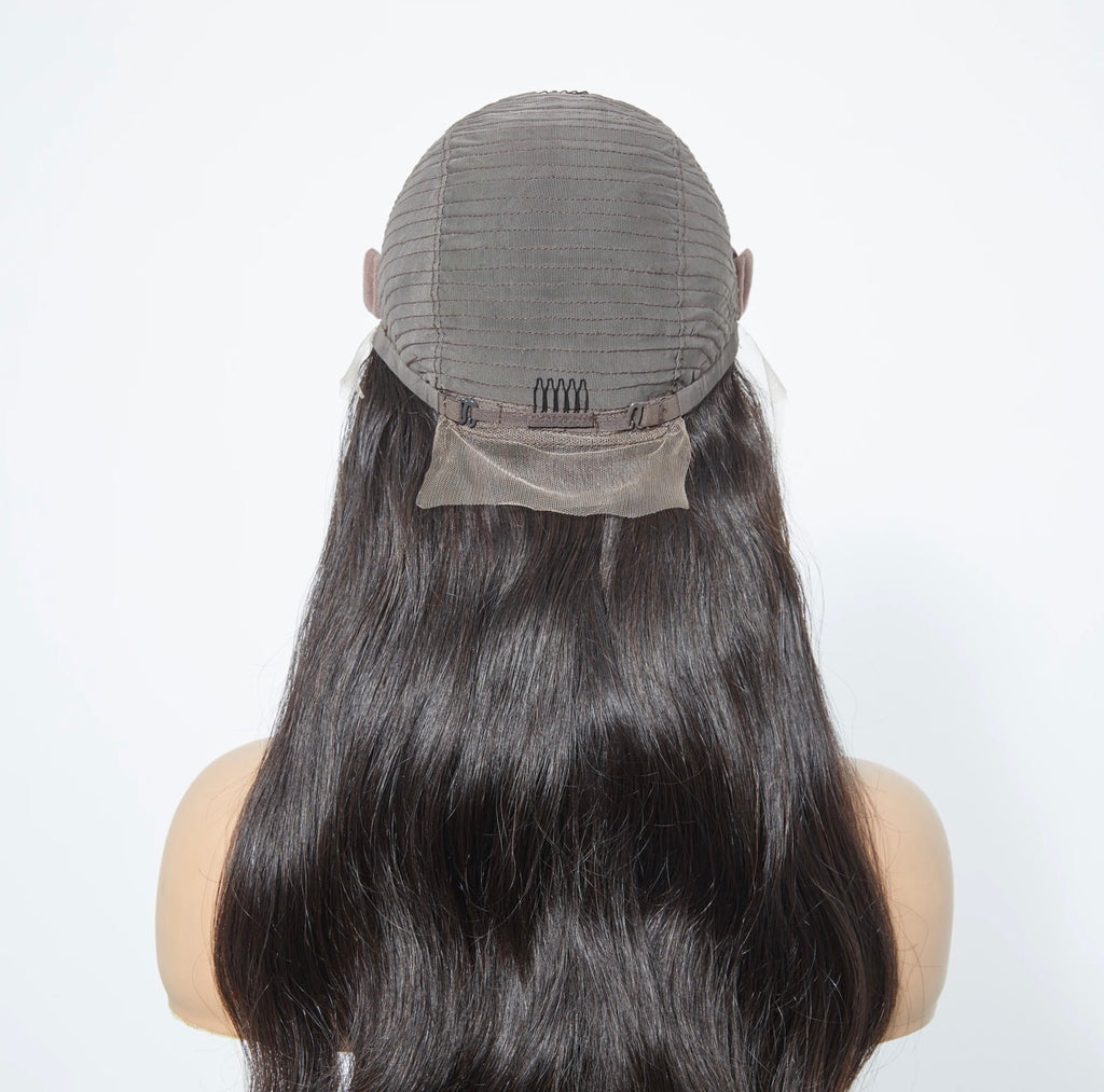 180% Density 13x6 PartingMax Glueless Lace Wigs 3D Cap Pre-bleached Lace Front Wig Body Wave