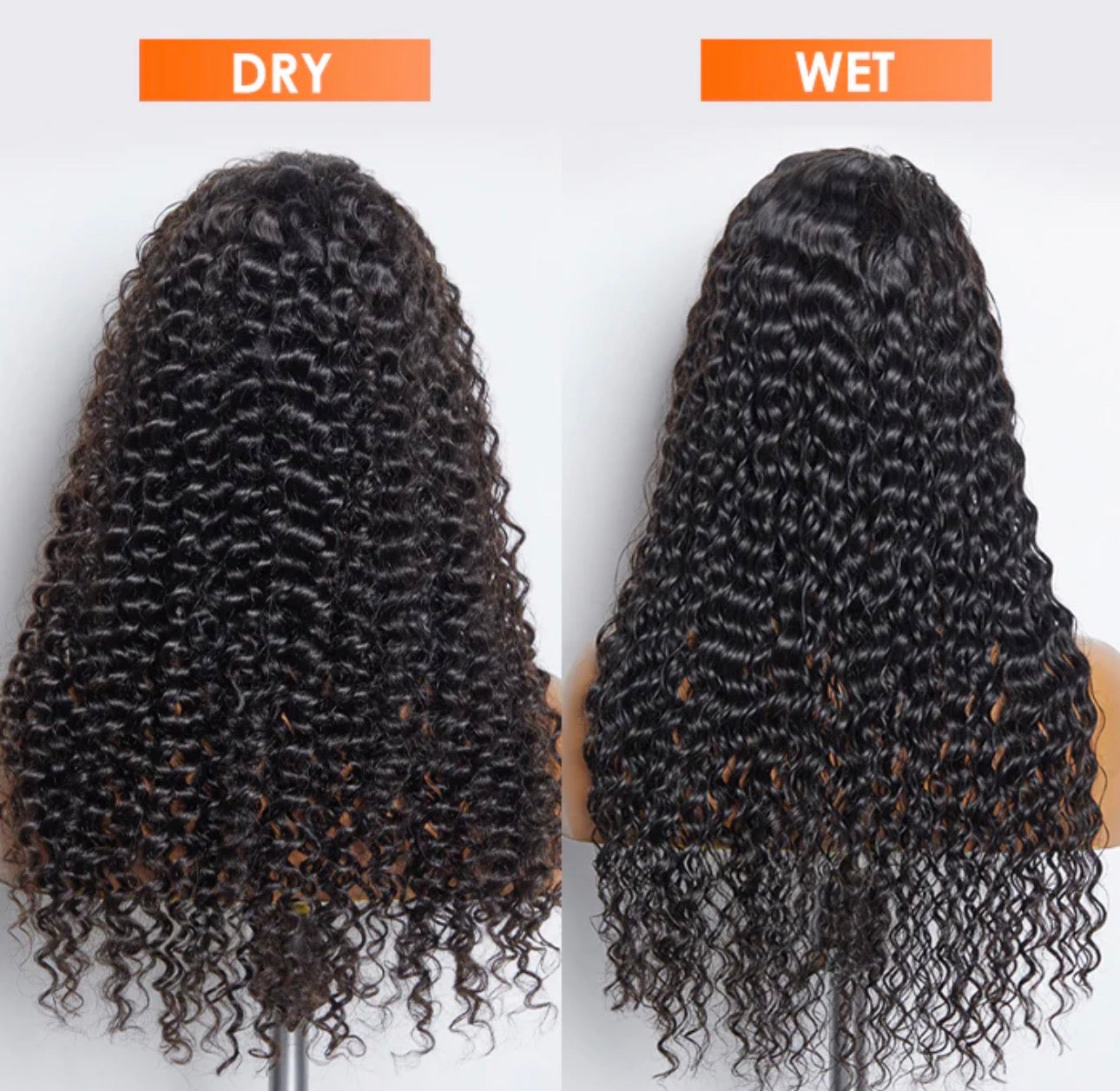 150% Density 13x6 PartingMax Glueless Lace Wig 3D Cap Pre-bleached Lace Front Wig Deep Wavy