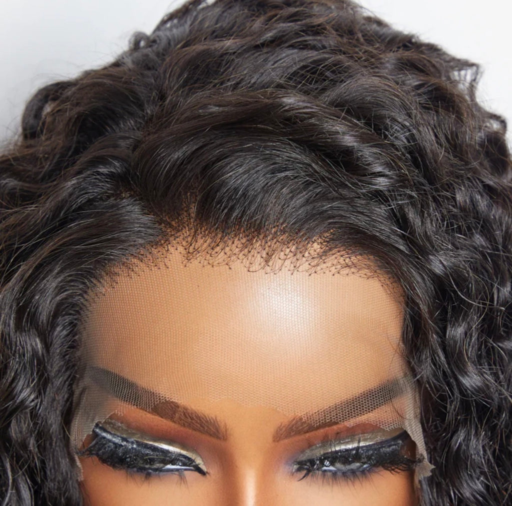 150% Density 13x6 PartingMax Glueless Lace Wig 3D Cap Pre-bleached Lace Front Wig Water Wave